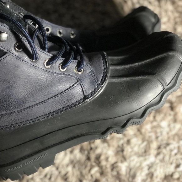 Men’s Sperry Duckbill Boots. Navy/black. Size 7M - Picture 2 of 7